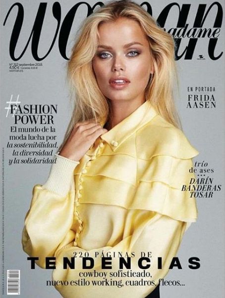 Frida Aasen, Woman Madame Figaro Magazine September 2018 Cover Photo