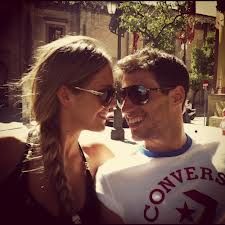 Javi Martínez and Maria Imizcoz