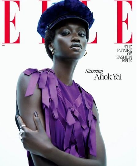 Hoyeon, Elle Magazine August 2024 Cover Photo - United States