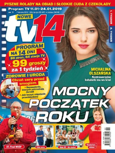 Michalina Olszanska - Tv14 Magazine Cover [Poland] (11 January 2019)