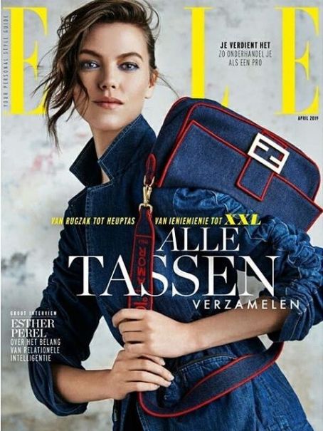 Josefien Rodermans, Elle Magazine April 2019 Cover Photo - Netherlands