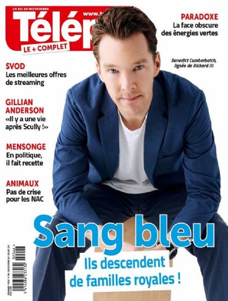 Benedict Cumberbatch - Télépro Magazine Cover [Belgium] (14 November 2020)