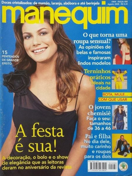Oscar Schmidt, Manequim Magazine August 2000 Cover Photo - Brazil