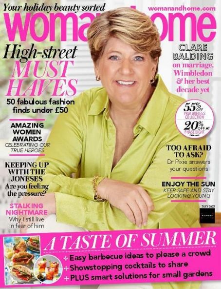 Clare Balding, Woman & Home Magazine July 2023 Cover Photo - United Kingdom