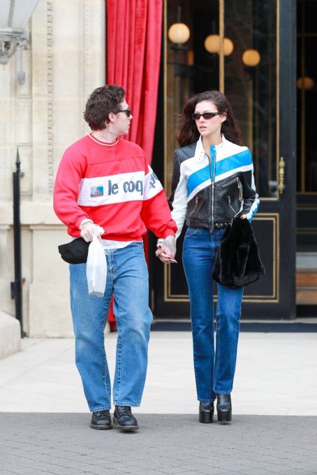 Nicola Peltz – With Brooklyn Beckham were spotted in Paris