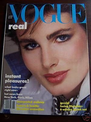 Alexa Singer, Vogue Magazine June 1983 Cover Photo - United States