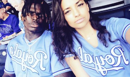 Tyreek Hill and Crystal Espinal
