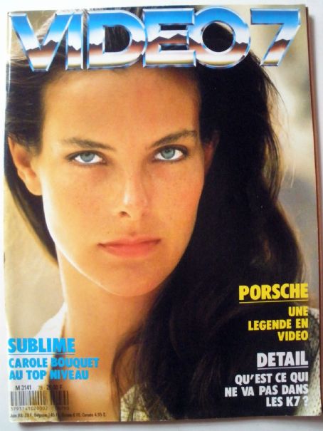 Carole Bouquet, Video 7 Magazine June 1988 Cover Photo - France