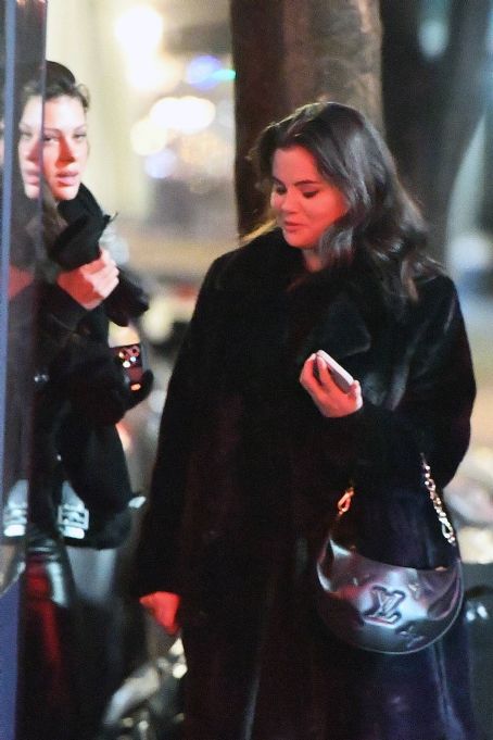 Selena Gomez – Seen at Carbone with Brooklyn Beckham and Nicola Peltz in New York