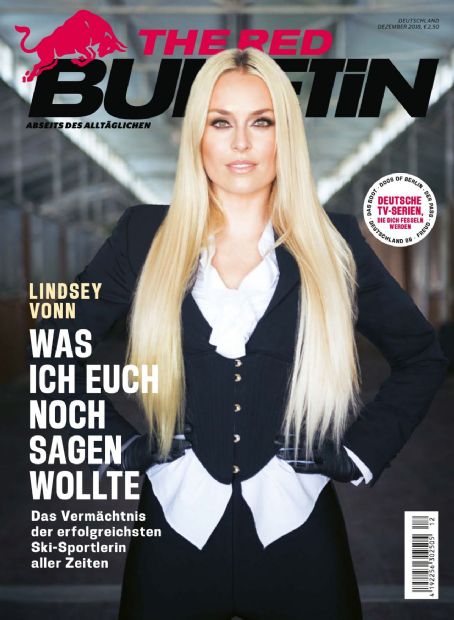 Lindsey Vonn - The Red Bulletin Magazine Cover [Germany] (December 2018)