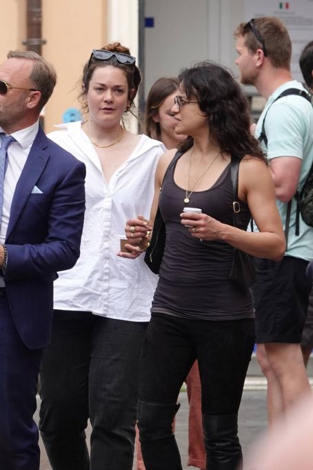 Michelle Rodriguez – On vacation in Rome