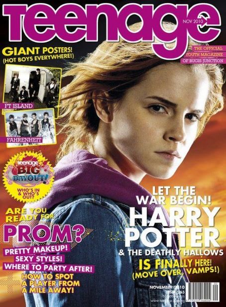 Emma Watson - Teenage Magazine Cover [Singapore] (November 2010)