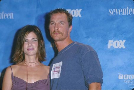 Sandra Bullock and Matthew McConaughey - The Teen Choice Awards 1999