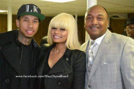 Blac Chyna and Tyga Attend Her Grandmother's Funeral in DC - April 2, 2013