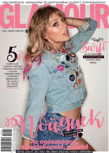 Taylor Swift Glamour Magazine January 2020 Cover Photo Hungary