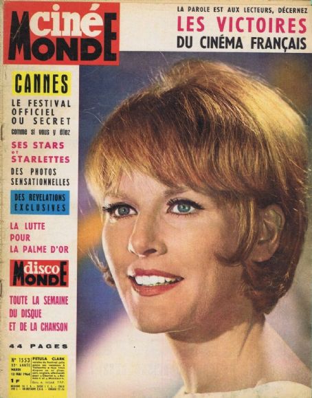 Petula Clark - Cinemonde Magazine Cover [France] (12 May 1964)