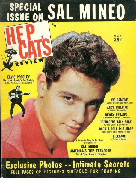 Sal Mineo, Hep Cats Magazine May 1957 Cover Photo - United States