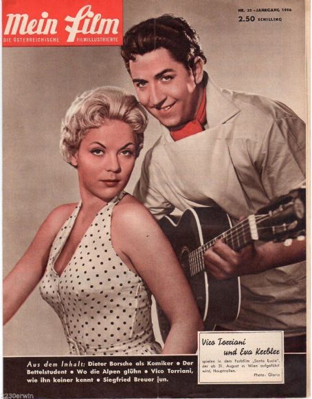 Vico Torriani - Mein Film Magazine Cover [Austria] (31 August 1956)