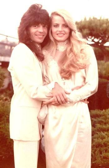 Rudy Sarzo and Rebecca Garrard