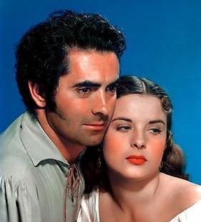Jean Peters and Tyrone Power
