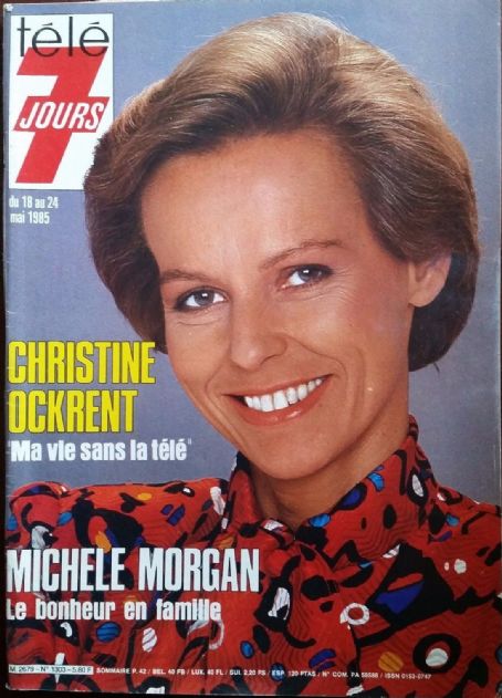 Christine Ockrent, Télé 7 Jours Magazine 18 May 1985 Cover Photo - France