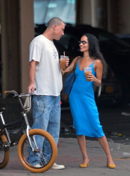 Channing Tatum, Zoë Kravitz and another of his bikes get cozy in NYC ...