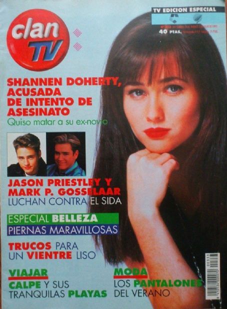 Shannen Doherty, Beverly Hills, 90210, Clan TV Magazine 16 July 1993 ...