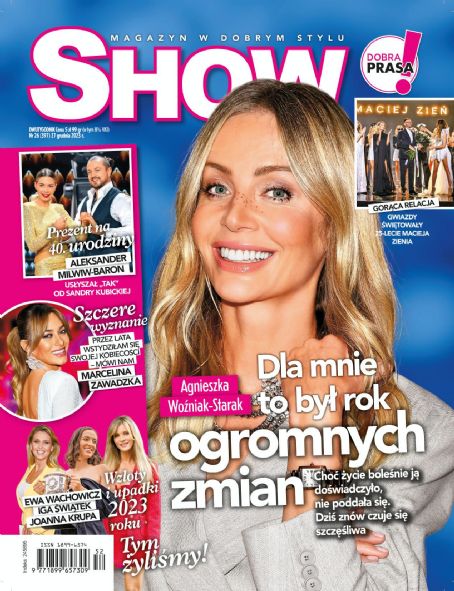 Agnieszka Wozniak Starak Show Magazine 27 December 2023 Cover Photo Poland 3372