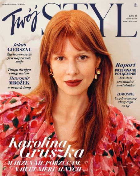 Karolina Gruszka, Twój Styl Magazine September 2021 Cover Photo - Poland