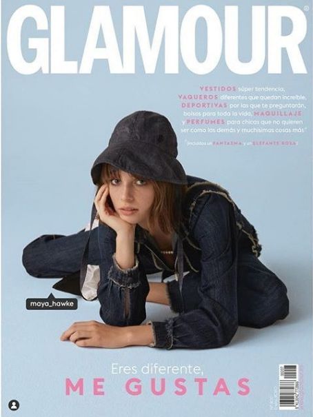 Maya Thurman-Hawke - Glamour Magazine Cover [Spain] (January 2020)