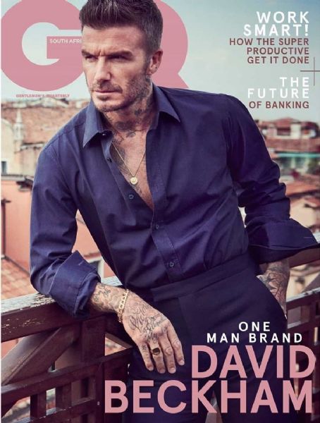 David Beckham, GQ Magazine January 2020 Cover Photo - South Africa