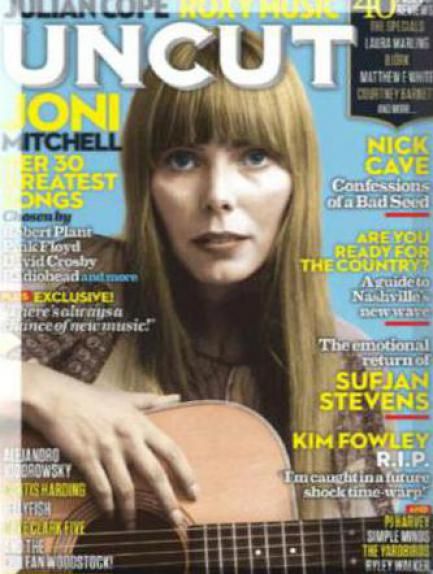 Joni Mitchell - Uncut Magazine Cover [United Kingdom] (April 2015)