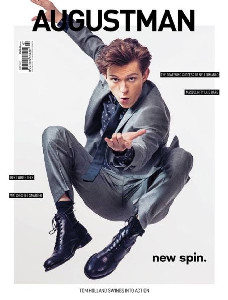 Tom Holland (actor), August Man Magazine July 2017 Cover Photo - Malaysia