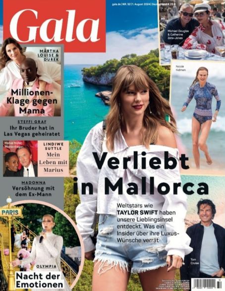 Taylor Swift - Gala Magazine Cover [Germany] (1 August 2024)