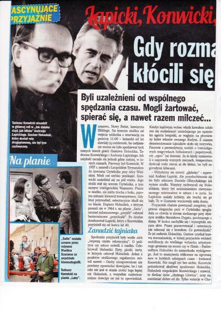 Gustaw Holoubek - Nostalgia Magazine Pictorial [Poland] (February 2016)