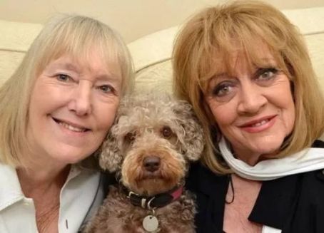 Amanda Barrie and Hilary Bonner