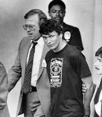 Richard Ramirez Wearing Jack Daniel's Tee Shirt on August 31, 1985 ...