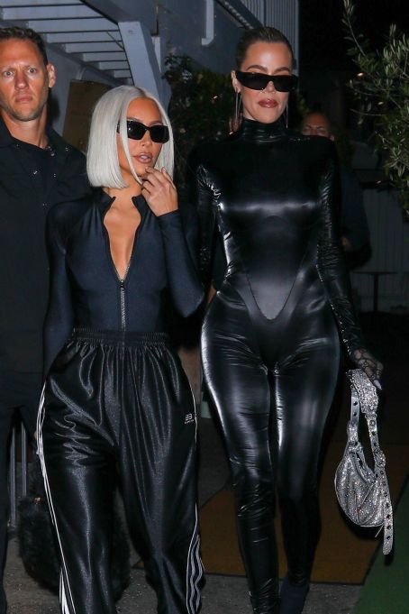 Kim Kardashian – With Khloe Kardashian night out in Santa Monica | Kim