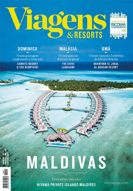 Maldives - Viagens & Resorts Magazine Cover [Portugal] (February 2020)