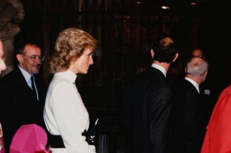 Prince Charles and Princess Diana visits the Cologne Cathedral - 1987