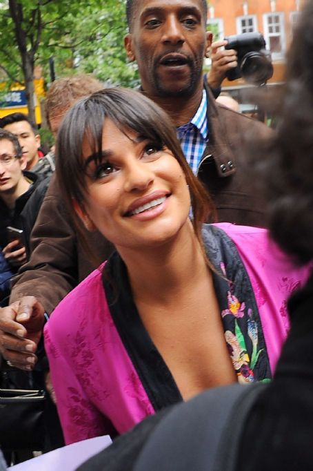 Lea Michele Leaving BBC Radio 2 studios in London | Lea Michele Picture