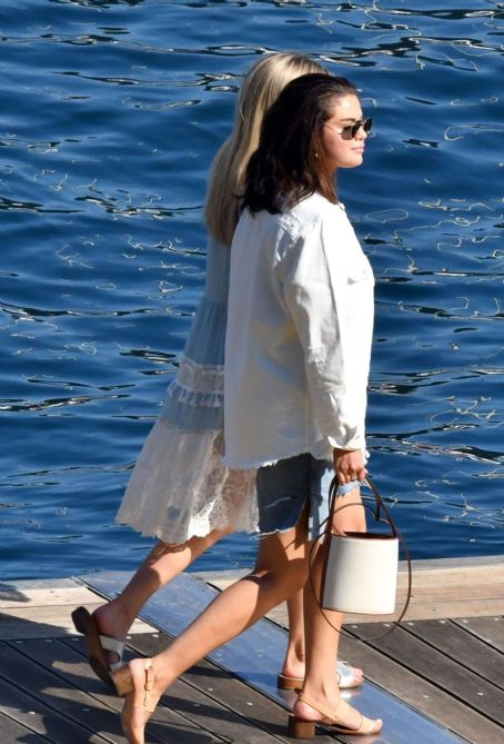 Selena Gomez on holiday on the Amalfi Coast