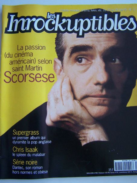 Martin Scorsese, les inrockuptibles Magazine 24 May 1995 Cover Photo ...