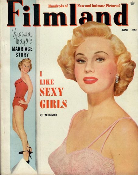 Virginia Mayo Filmland Magazine June 1953 Cover Photo United States