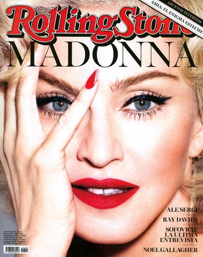 Madonna, Rolling Stone Magazine April 2015 Cover Photo - Argentina