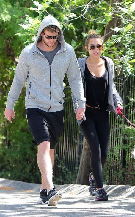 Miley Cyrus and Liam Hemsworth Out in Los Angeles