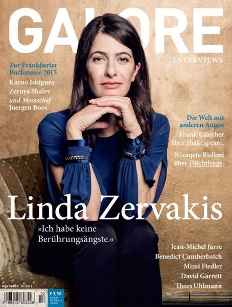 Linda Zervakis - Galore Magazine Cover [Germany] (November 2015)