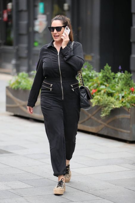 Kelly Brook – wearing black boiler suit in London | Kelly Brook Picture