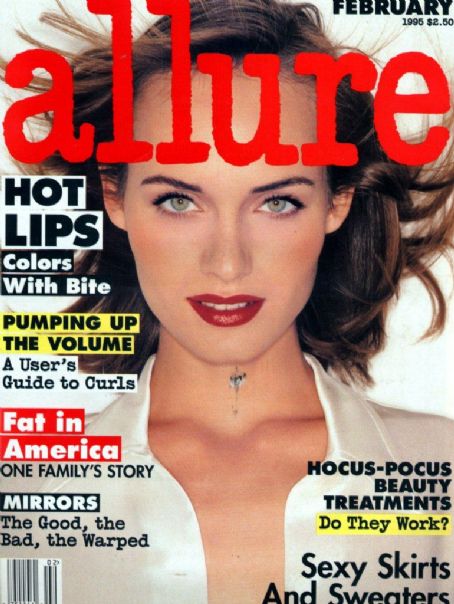 Amber Valletta, Mario Testino, Allure Magazine February 1995 Cover