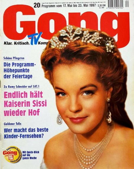 Romy Schneider, Gong Magazine 17 May 1997 Cover Photo - Germany